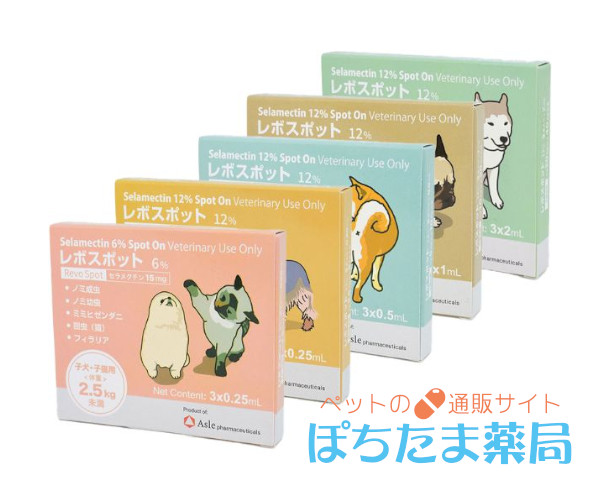 レボスポット（レボリューションジェネリック）【犬用】