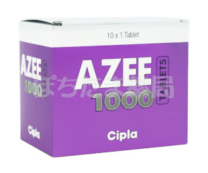 アジー（アジスロマイシン）&nbsp;1000mg&nbsp;6&nbsp;錠